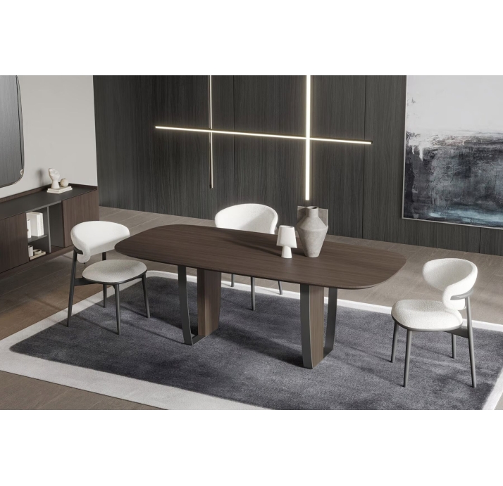 Стол обеденный GENOVA DINING TABLE AMERICAN WALNUT AMERICAN WALNUT  240X103X76 СМ. (NRM06084)