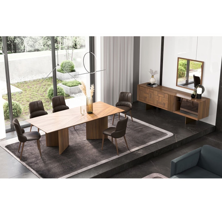Стол обеденный ARIEL DINING TABLE RAW OAK RAW OAK  220X100X76 СМ. (NRM06098)