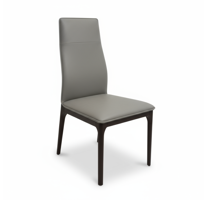 Стул интерьерный NOVARRO CHAIR MASSA 610 LIGHT GREY  BLACK MATTE (NRM06181)