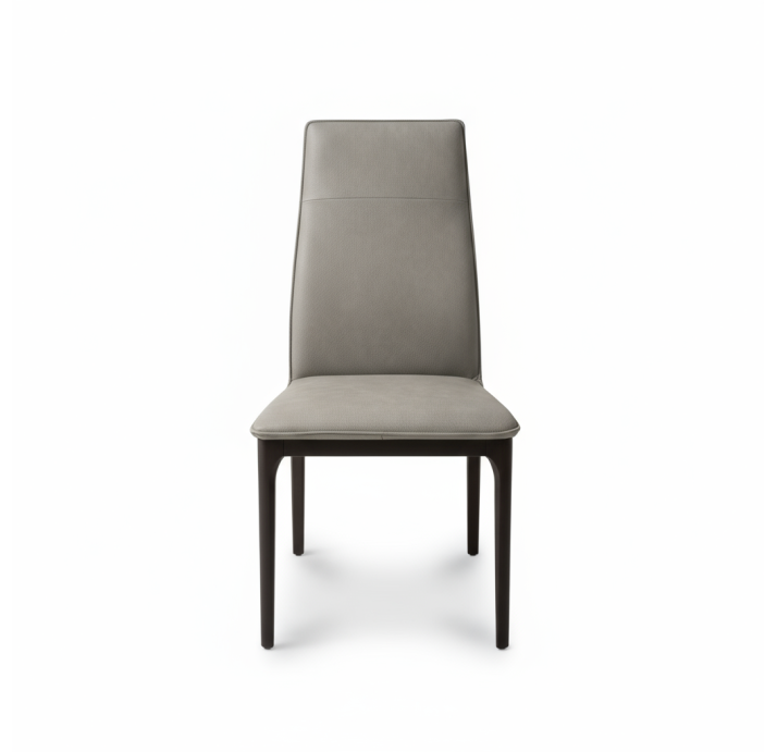 Стул интерьерный NOVARRO CHAIR MASSA 610 LIGHT GREY  BLACK MATTE (NRM06181)