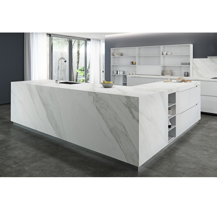 Крупноформатная плита CALACATA BK-A PUL. Бежевый 320X160X5,6 (NCR00361)