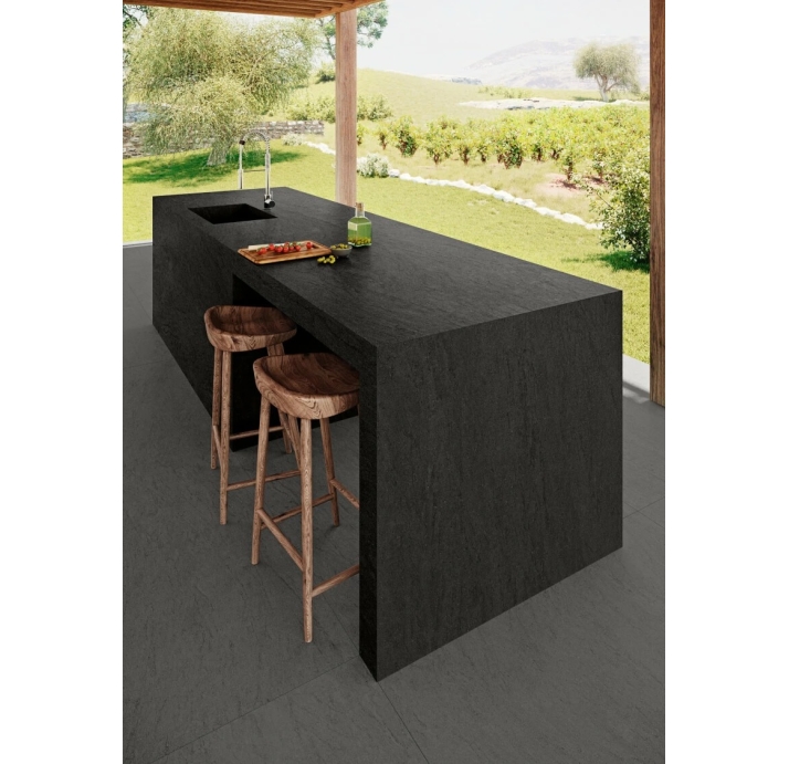 Керамическая плитка BASALTINA NEGRO  60X120 5,6 Графитовый 120X60X5,6 (NCR00213)