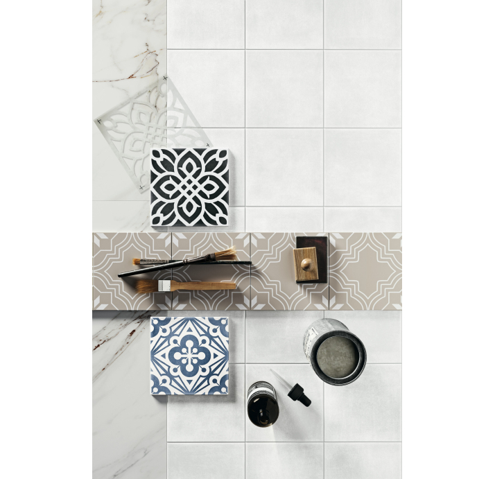 Керамическая плитка BOLSHOI 02 NAVY Голубой 20X20X7 (NCR00338)