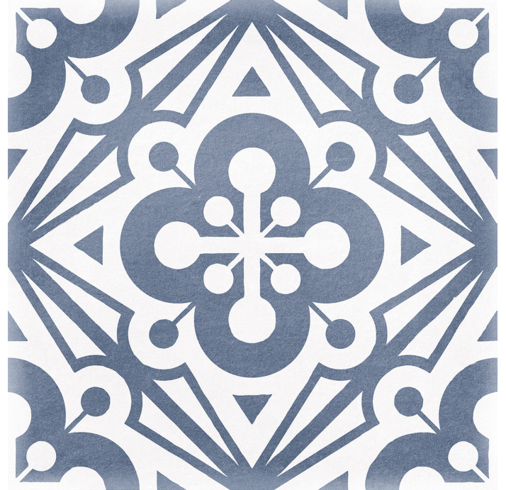 Керамическая плитка BOLSHOI 02 NAVY Голубой 20X20X7 (NCR00338)