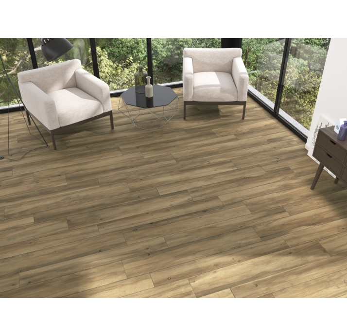 Керамическая плитка SHERWOOD NOGAL 19,5X120 REC. Коричневый 120X20X10 (NCR01456)