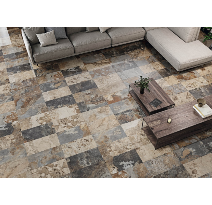 Керамическая плитка YUKATAN MULTIC. REC Серый 60X60X10 (NCR01875)