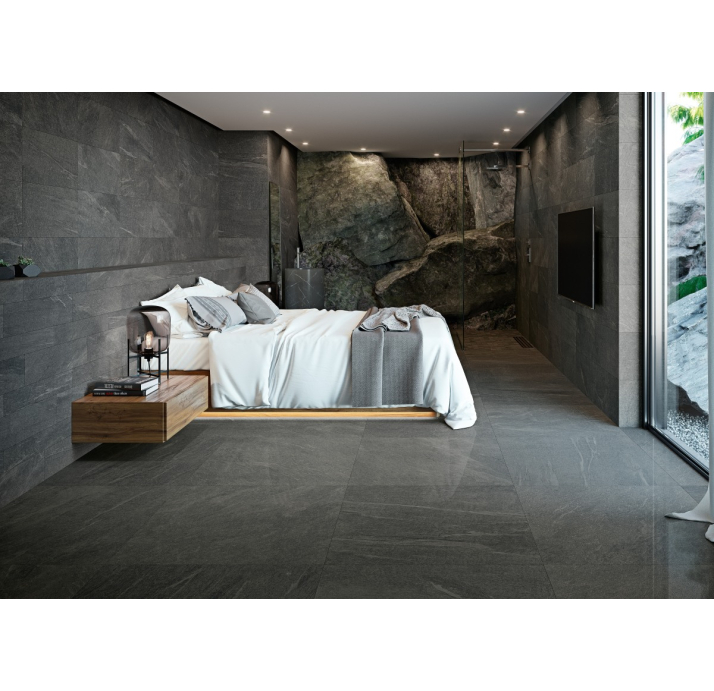 Керамическая плитка VOLGA GRAFIT. PUL. Графитовый 60X15X10 (NCR01798)