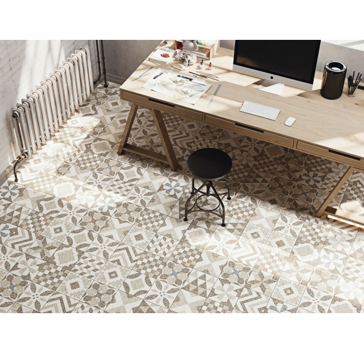 Керамическая плитка TREVISO 02 GRAY Серый 20X20X7 (NCR01729)