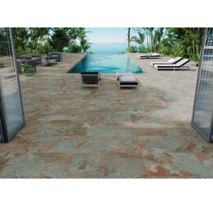 Керамическая плитка YUKATAN VERDE ANT. Зеленый 120X60X10 (NCR01880)