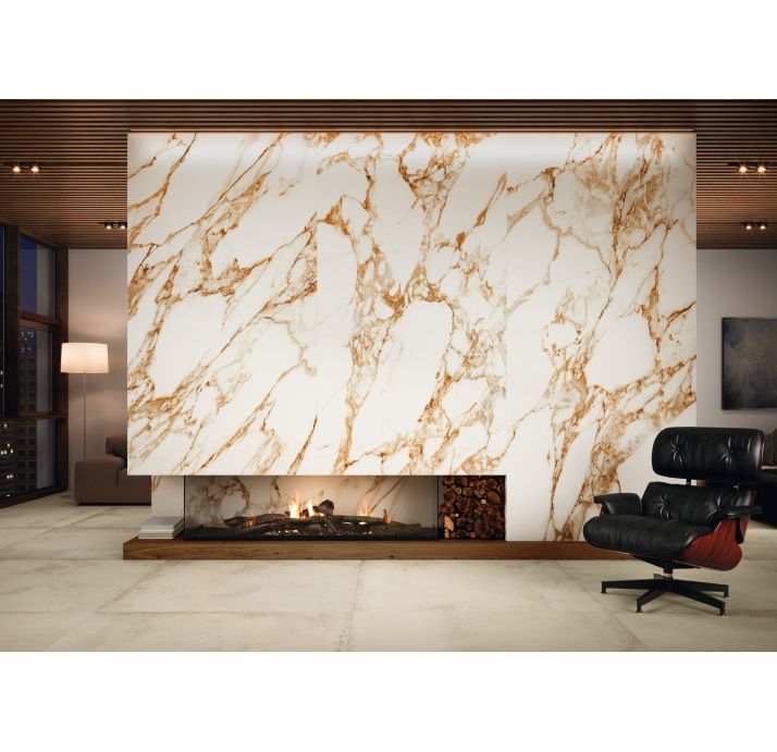 Крупноформатная плита DISTRITO MARFIL Бежевый 260X120X5,6 (NCR00584)