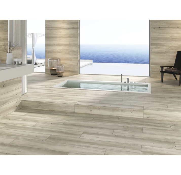 Керамическая плитка SHERWOOD CEDRO 19,5X120 REC. Серый 120X20X10 (NCR01454)