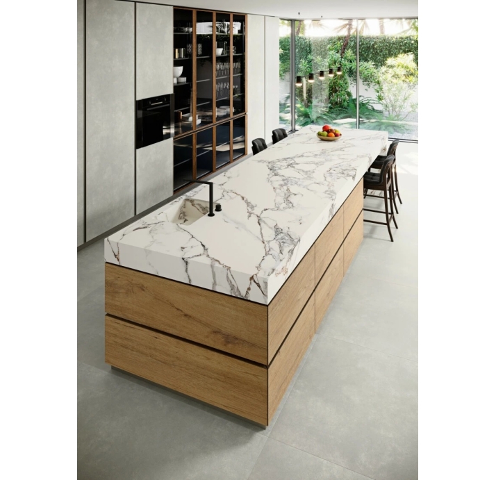 Крупноформатная плита CALACATA VAGLIE BK-B 162X324 Серый 324X162X12 (NCR00399)
