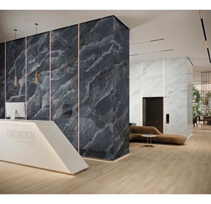 Крупноформатная плита ALASKA HIELO 120X260 5,6 PUL. Серый 260X120X5,6 (NCR00014)