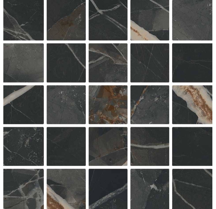 Керамическая мозаика FEZ 30X30 Черный 30X30X (NCR00666)
