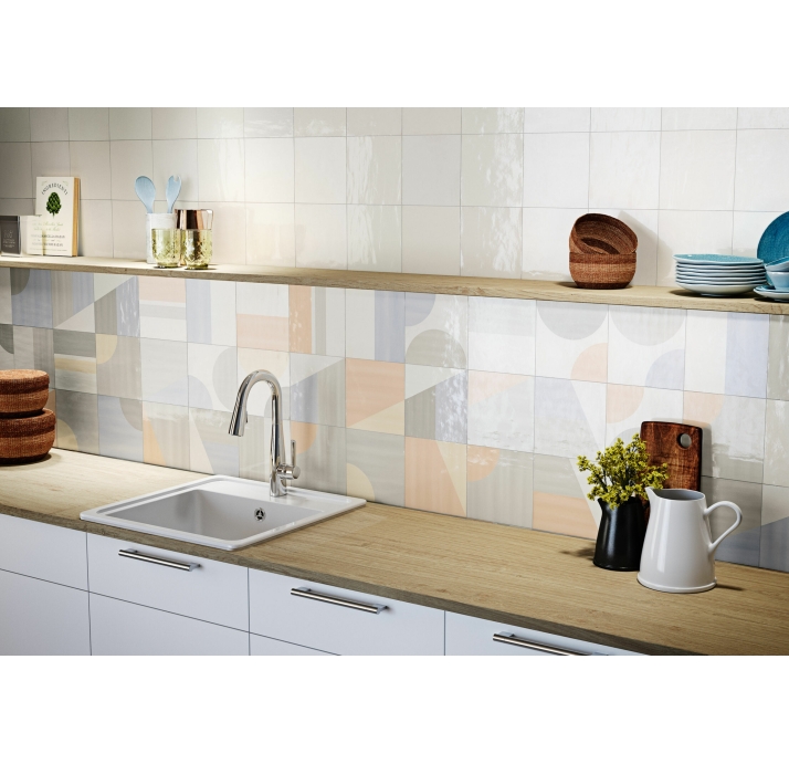 Керамическая плитка TABARCA MENTA   20X20 Бирюзовый 20X20X7 (NCR01611)