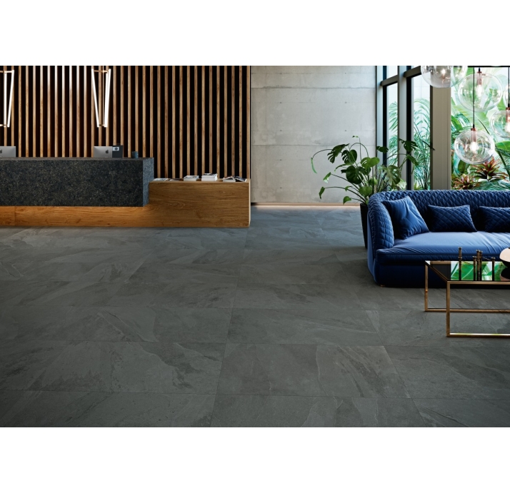Керамическая плитка ANNAPURNA ANTRACITA 10X60 Графитовый 60X10X (NCR00041)