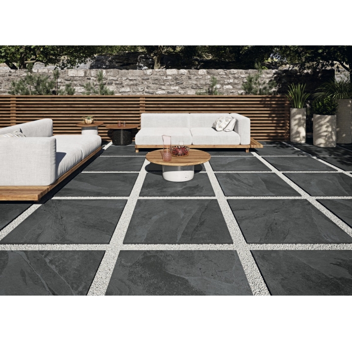 Керамическая плитка ANNAPURNA ANTRACITA 10X60 Графитовый 60X10X (NCR00041)