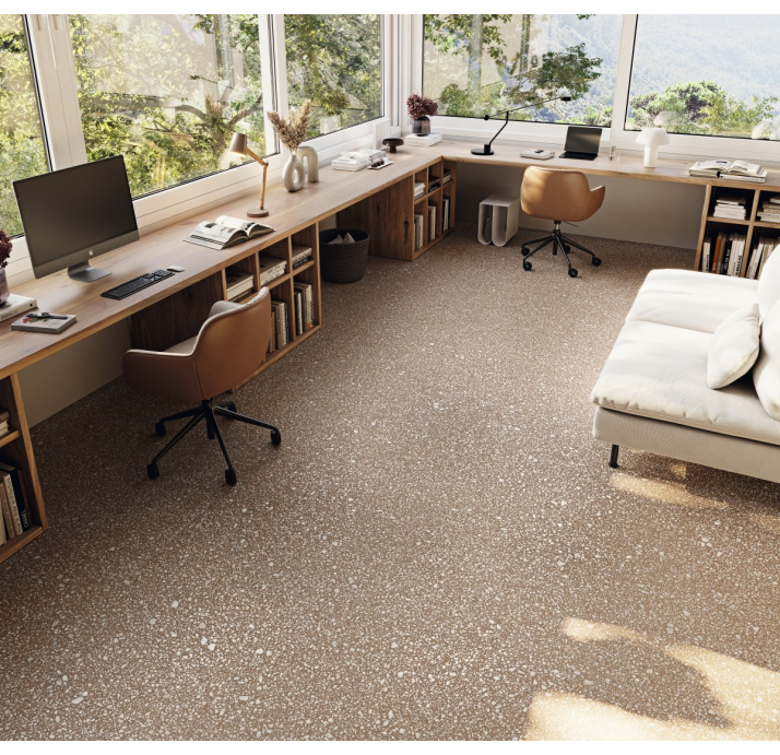 Керамическая плитка SANTORINI SIENA ANTI. Коричневый 120X120X10 (NCR01439)