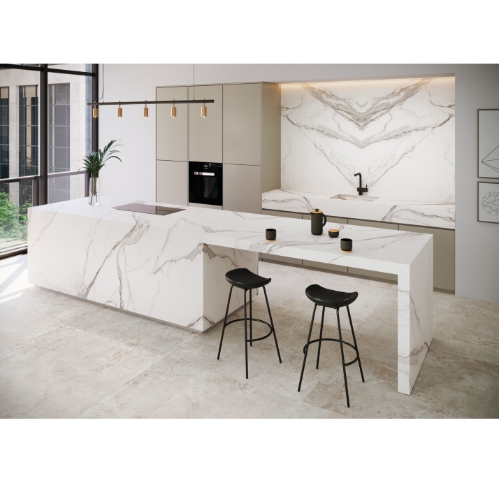 Крупноформатная плита ESTATUARIO EXTRA BK-B PULIDO Серый 324X162X12 (NCR00656)