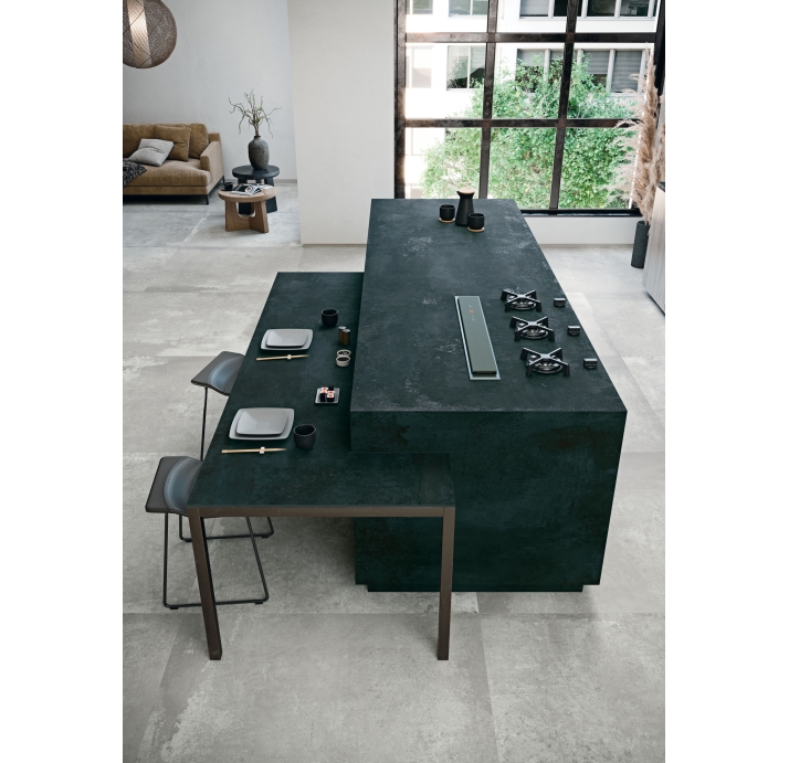 Крупноформатная плита DISTRITO ZINC Бирюзовый 260X120X5,6 (NCR00593)