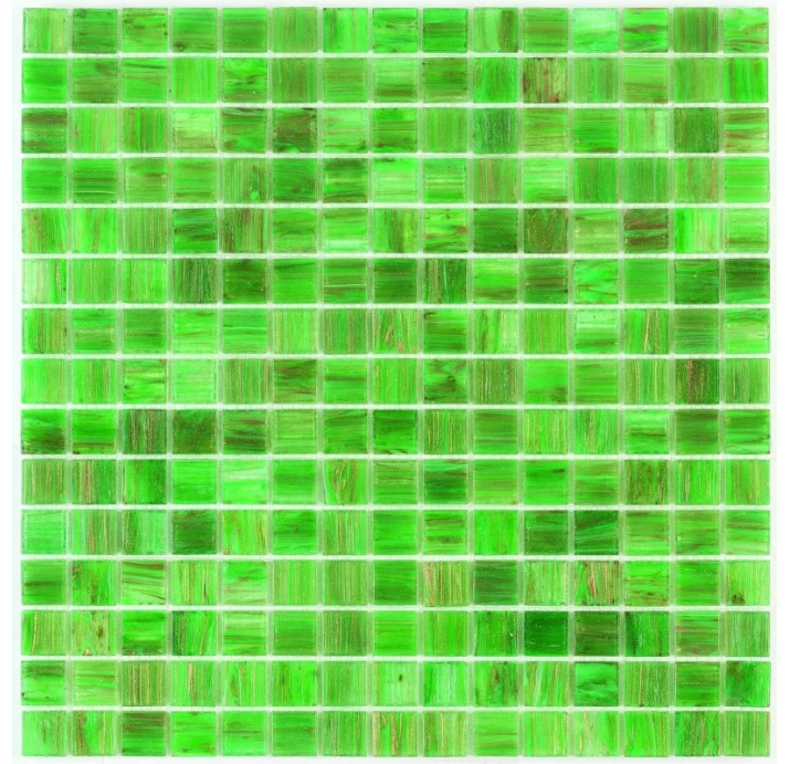 Стеклянная мозаика CIRENE VERDE Зеленый 33X33X (NCR00481)