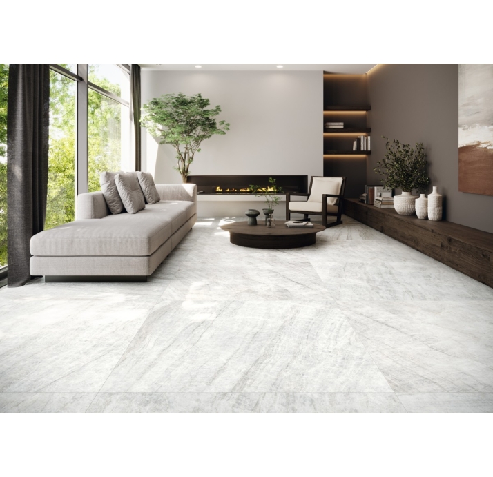 Керамическая плитка TAJ MAHAL WHITE PUL. Серый 119X59X10 (NCR01638)