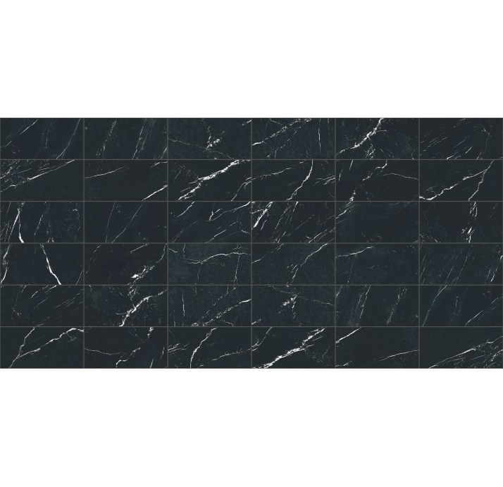 Керамическая плитка MARMOREA MARQUINA NAT. Черный 60X30X10 (NCR00954)
