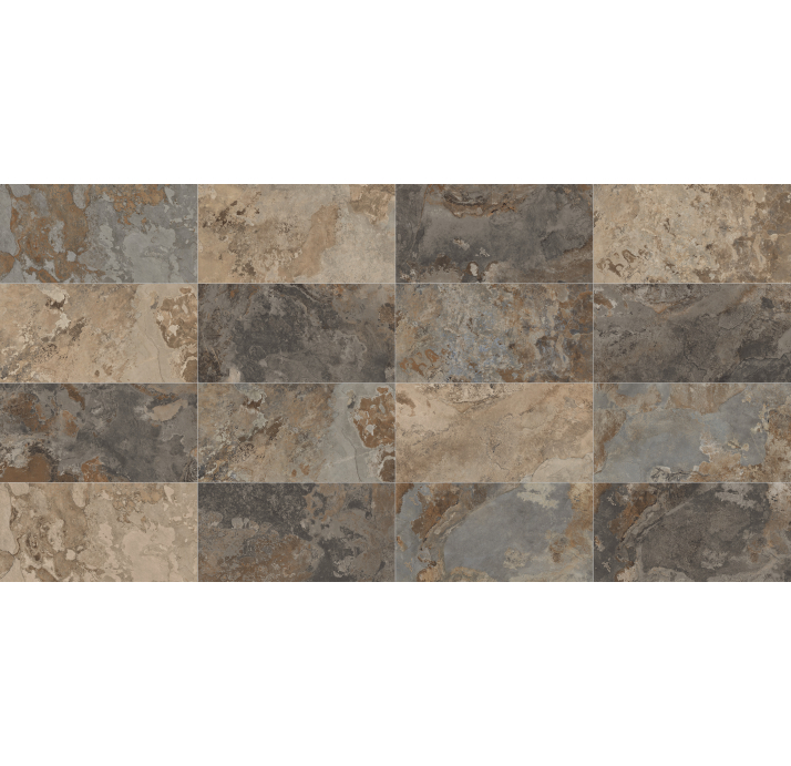 Керамическая плитка YUKATAN MULTIC. REC Серый 120X60X10 (NCR01873)