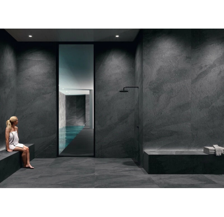 Керамическая плитка ANNAPURNA NEGRO Черный 120X120X5,6 (NCR00057)