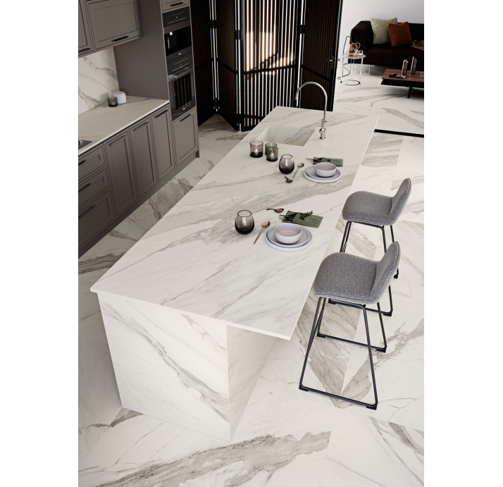 Крупноформатная плита CALACATA BK-B PUL. Бежевый 320X160X5,6 (NCR00362)