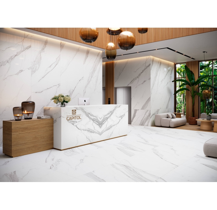 Крупноформатная плита ESTATUARIO EXTRA BK-B NATURAL Серый 324X162X12 (NCR00655)