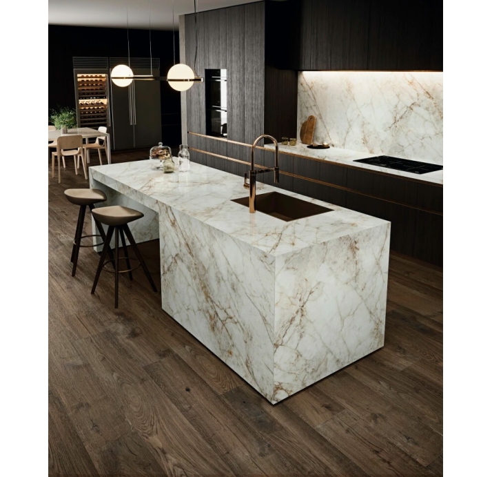 Крупноформатная плита CUARZO RENO PUL. 120X278 5,6 Бежевый 278X120X5,6 (NCR00543)