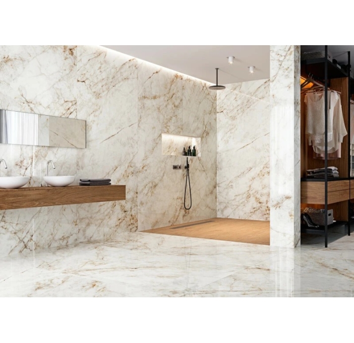 Крупноформатная плита CUARZO RENO PUL. 120X278 5,6 Бежевый 278X120X5,6 (NCR00543)