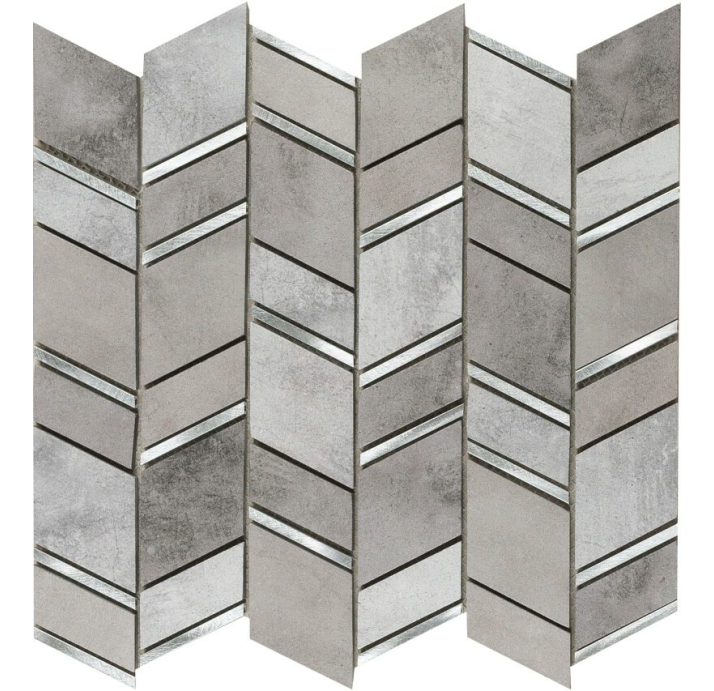 Стеклянная мозаика MUSA BASALTO GRIS Разноцветный 29X30X8 (NCR01190)