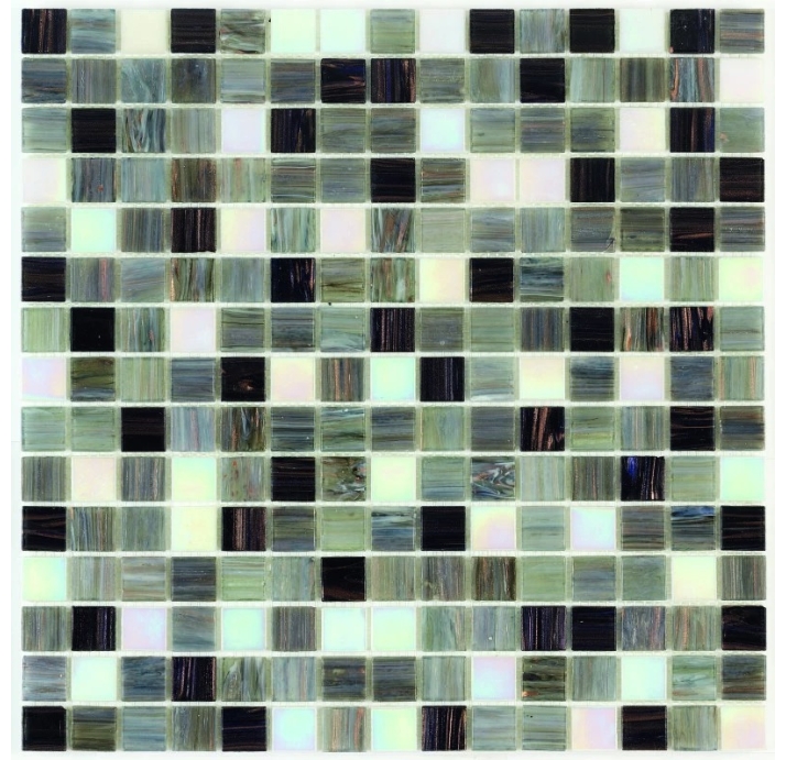 Стеклянная мозаика CIRENE GRIS Серый 33X33X (NCR00477)