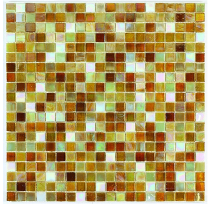 Стеклянная мозаика VELIA CUBE MIEL Разноцветный 33X33X (NCR01739)