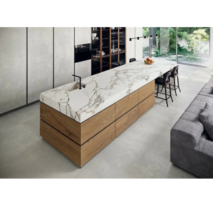 Крупноформатная плита CALACATA VAGLIE BK-A 162X324 Серый 324X162X12 (NCR00397)