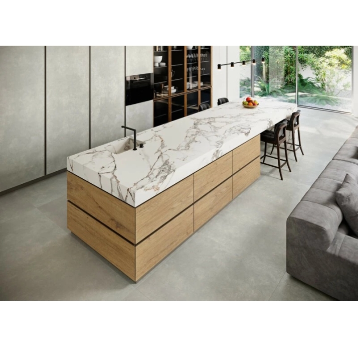 Крупноформатная плита CALACATA VAGLIE BK-A 162X324 Серый 324X162X12 (NCR00397)