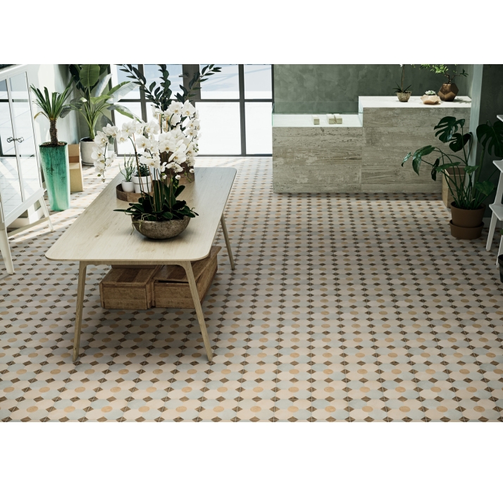 Керамическая плитка CLAY MIX ARCILLA Разноцветный 20X20X7 (NCR00490)