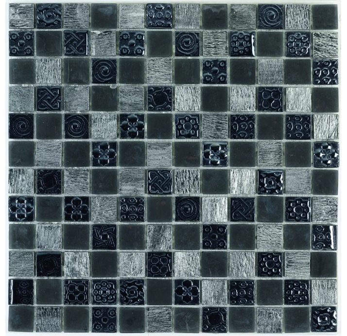 Стеклянная мозаика MUSA OCEANO Разноцветный 30X30X (NCR01202)
