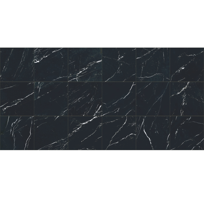 Керамическая плитка MARMOREA MARQUIN. NA. Черный 61X61X10 (NCR00953)