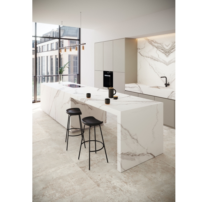 Крупноформатная плита ESTATUARIO EXTRA BK-A NATURAL Серый 324X162X12 (NCR00652)
