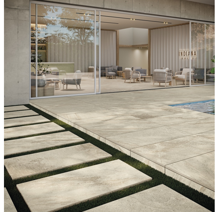 Керамическая плитка INDIANA BEIGE REC. Бежевый 60X60X10 (NCR00796)