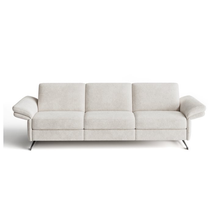 Диван PIANO B100-280-100B/54/VIVA OFFWHITE/BULTEX/01 BLACK/