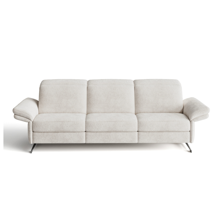 Диван PIANO B100-280-100B/54/VIVA OFFWHITE/BULTEX/01 BLACK/E,E,R,E