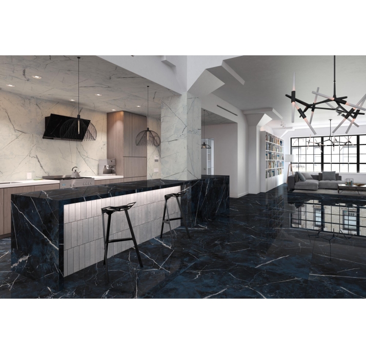 Керамическая плитка RODAPIE BLACK CALACATTA 9,5X60  9,5X60X9 (NCR02329)