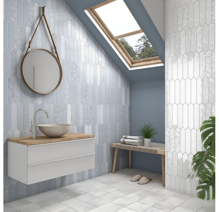 Керамическая плитка CRACKLE DECOR NIEVE 6,5X33  6,5X33X8 (NCR02000)