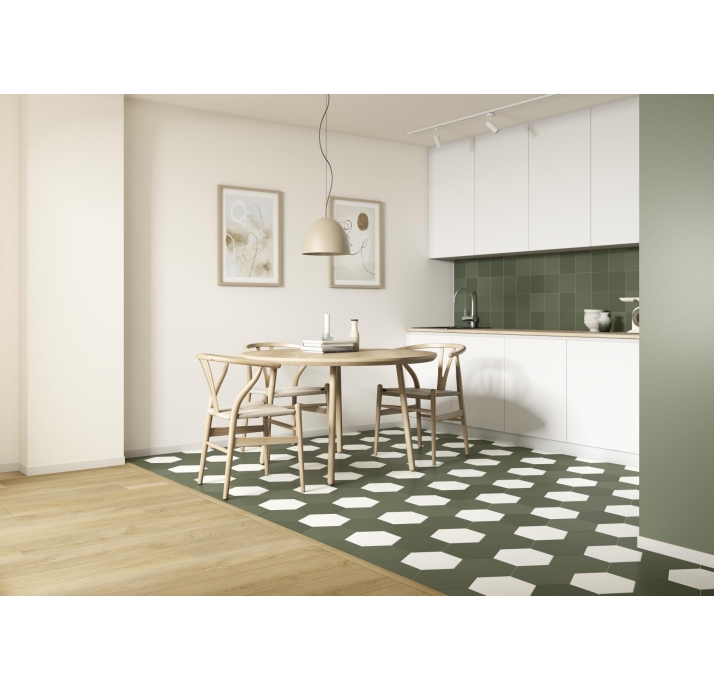 Керамическая плитка CHICAGO EXA WHITE COTTON 21,5X25  21,5X25X8 (NCR01991)