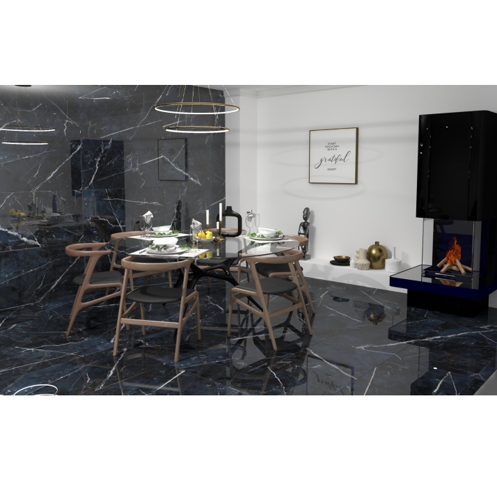 Керамическая плитка BLACK CALACATTA 60X120  60X120X9 (NCR02321)