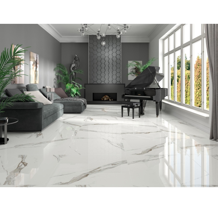 Керамическая плитка RODAPIE CALACATTA SUPERWHITE 8X90  8X90X9 (NCR02343)